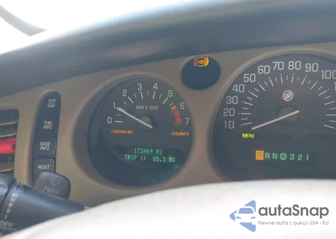 2003 Buick Lesabre Limited z USA, uszkodzony, nr VIN 1G4HR54K73U106293